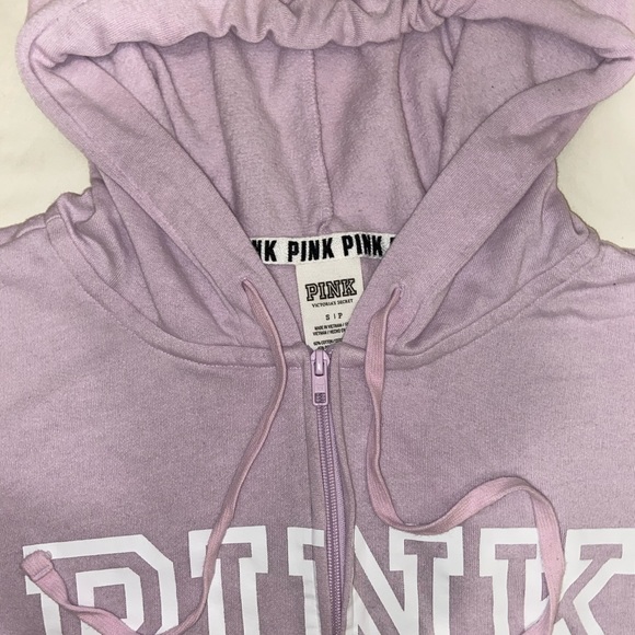 PINK zip up pullover - Picture 3 of 3